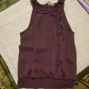 Open back sleeveless top